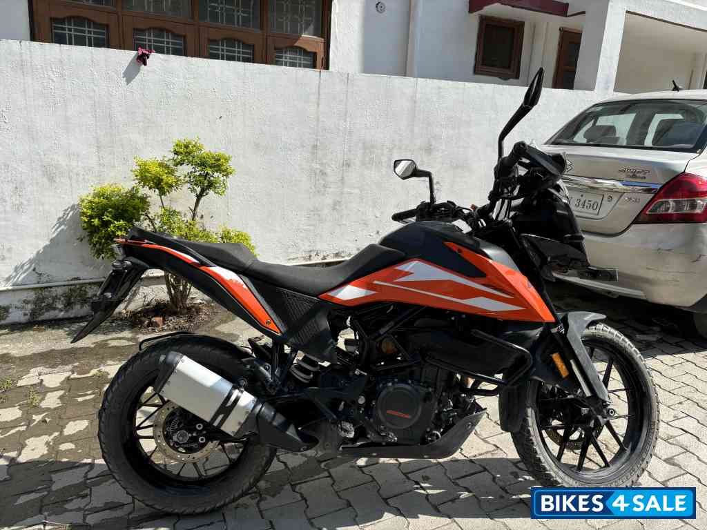 Orange KTM 250 Adventure