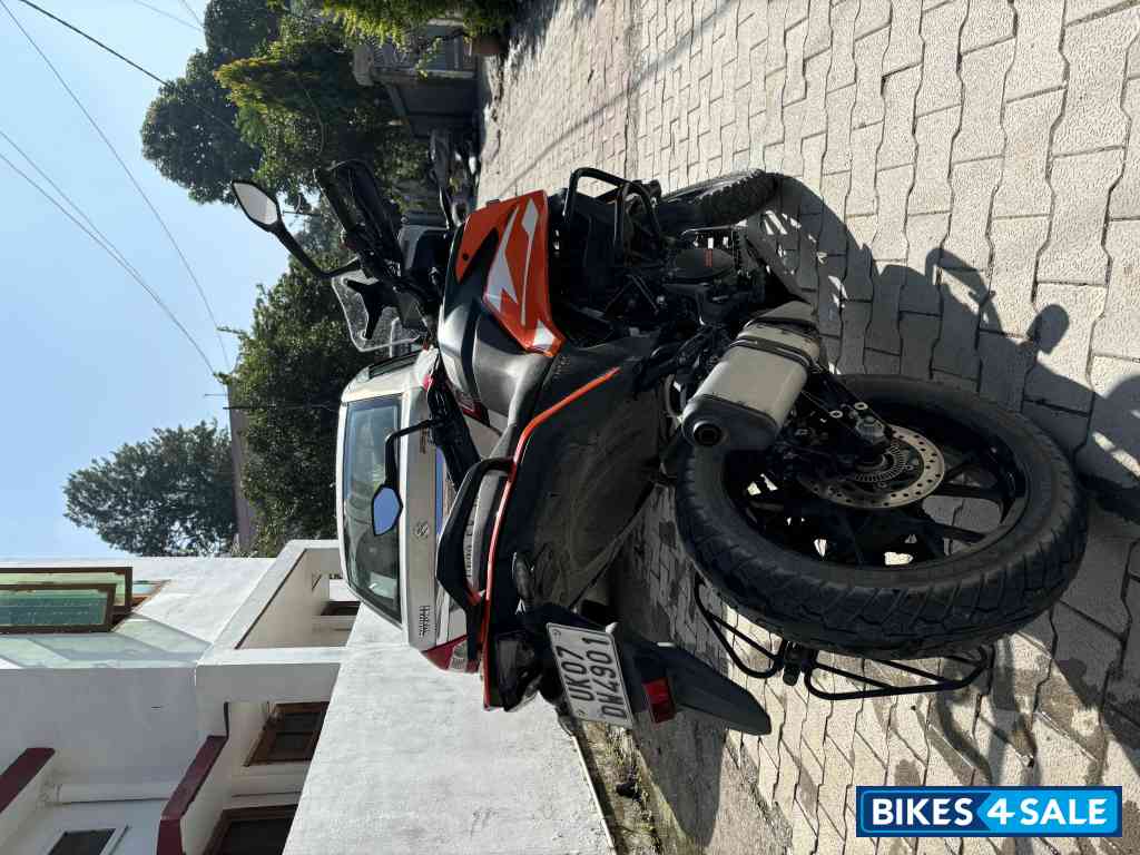 Orange KTM 250 Adventure