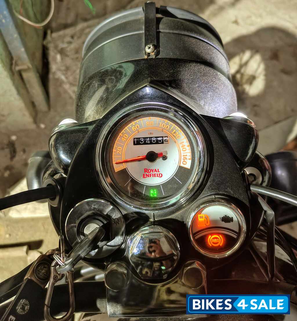 Pure Black Royal Enfield Classic 350 Single Channel BS6