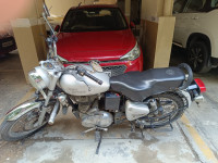 Silver Royal Enfield Bullet Electra Twinspark
