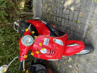 Red Vespa ZX 125 BS6
