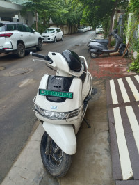 White TVS iQube Electric