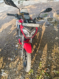 Red TVS Raider 125