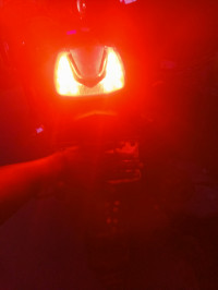 White TVS Apache RTR 180 ABS