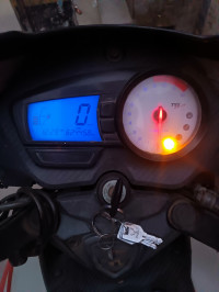 White TVS Apache RTR 180 ABS