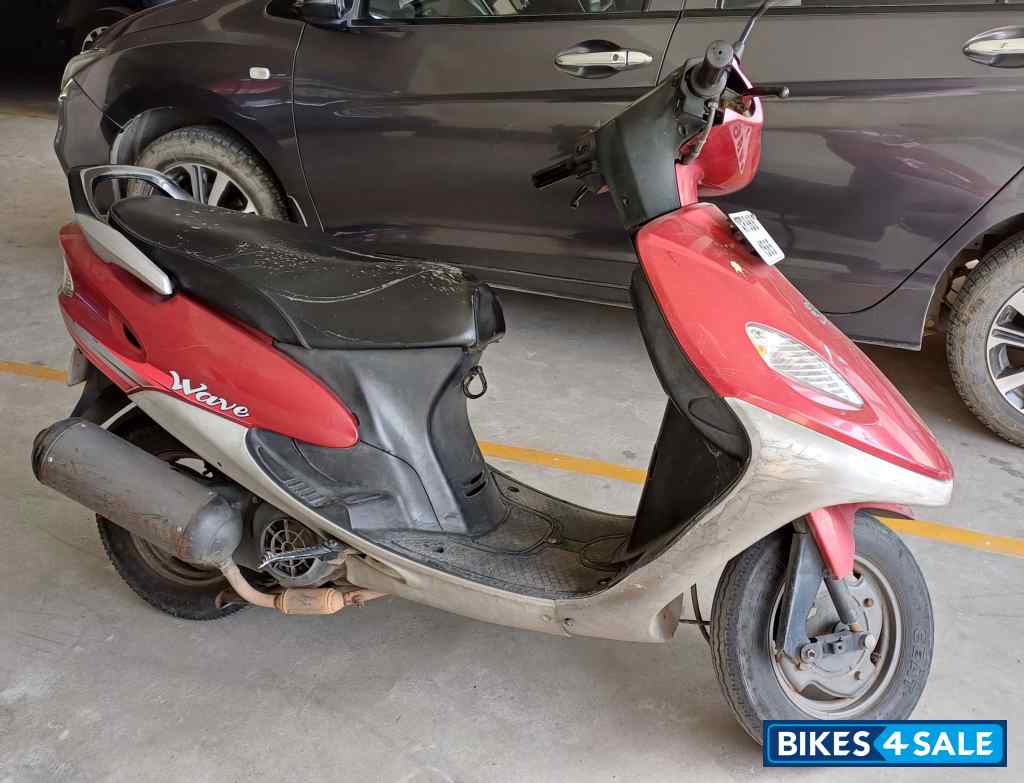 Red Bajaj Wave
