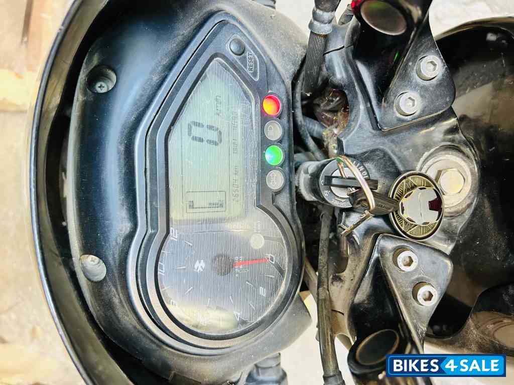 Blue And Black Bajaj Pulsar 150