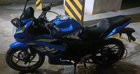 Blue Suzuki Gixxer 150