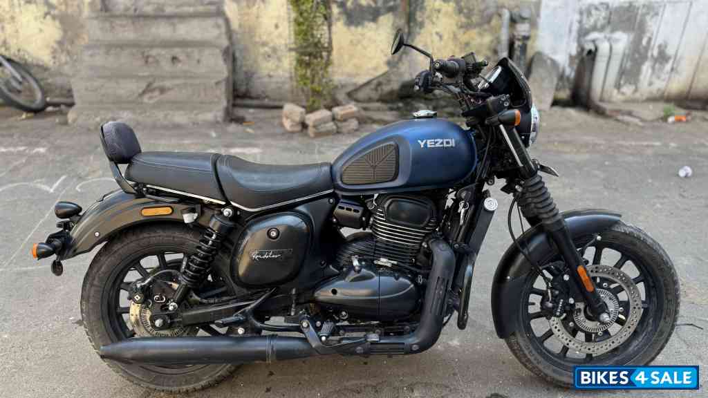 Dark Blue Yezdi Roadster Dark