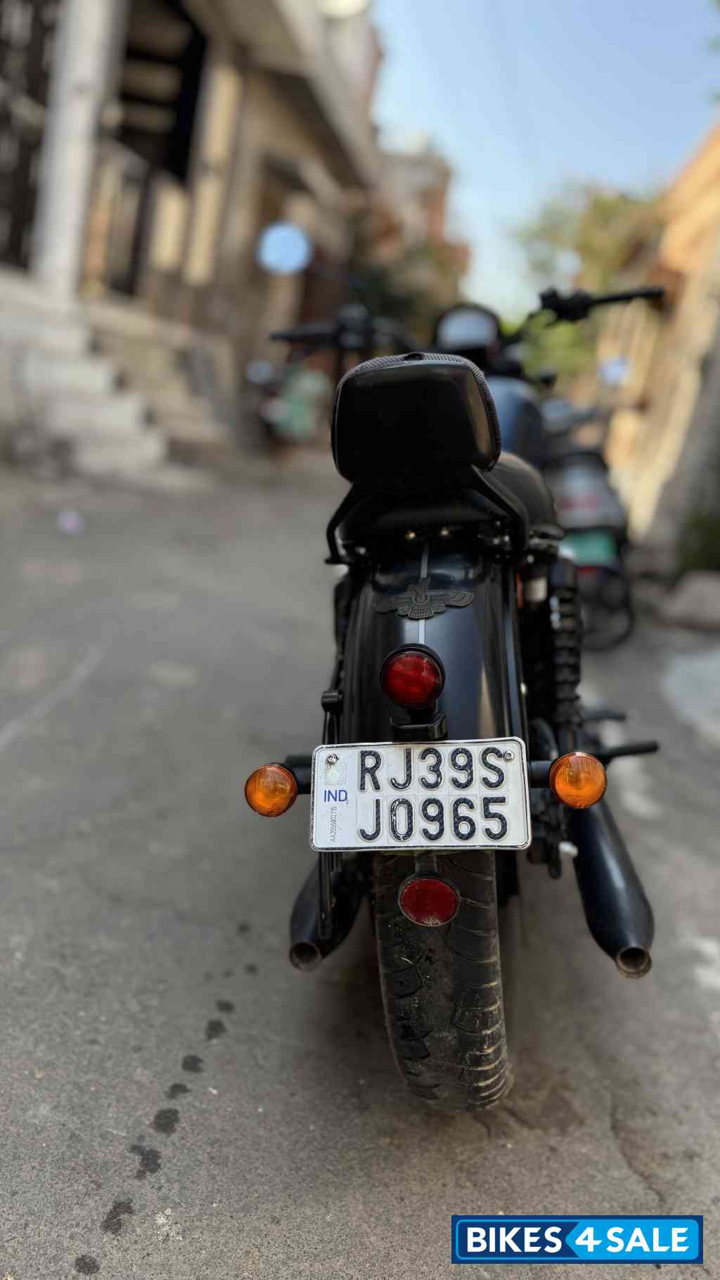 Dark Blue Yezdi Roadster Dark