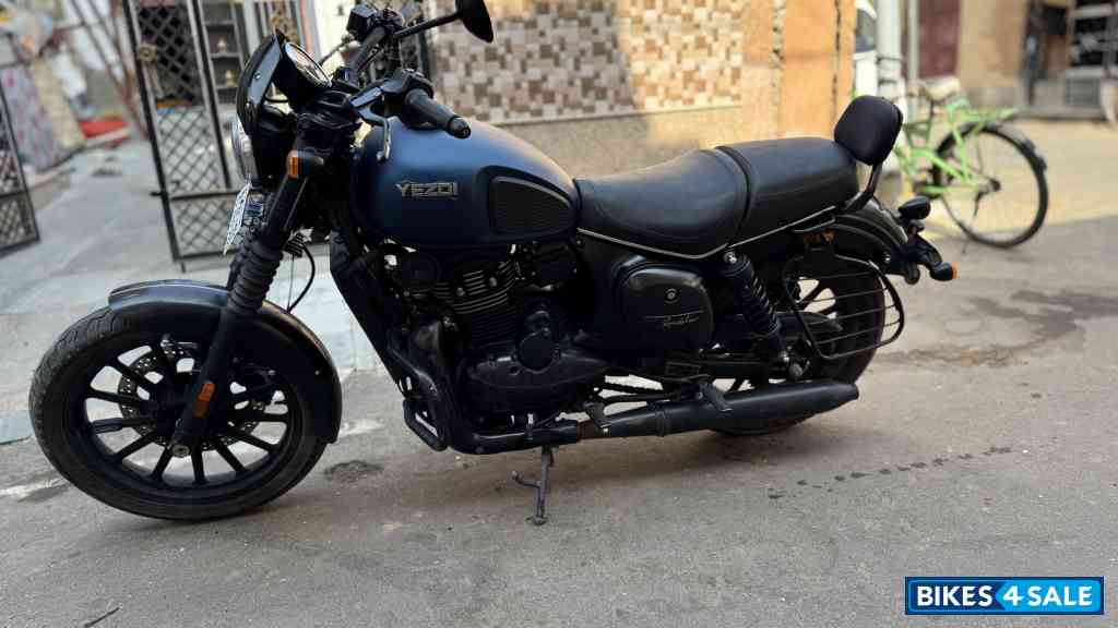 Dark Blue Yezdi Roadster Dark