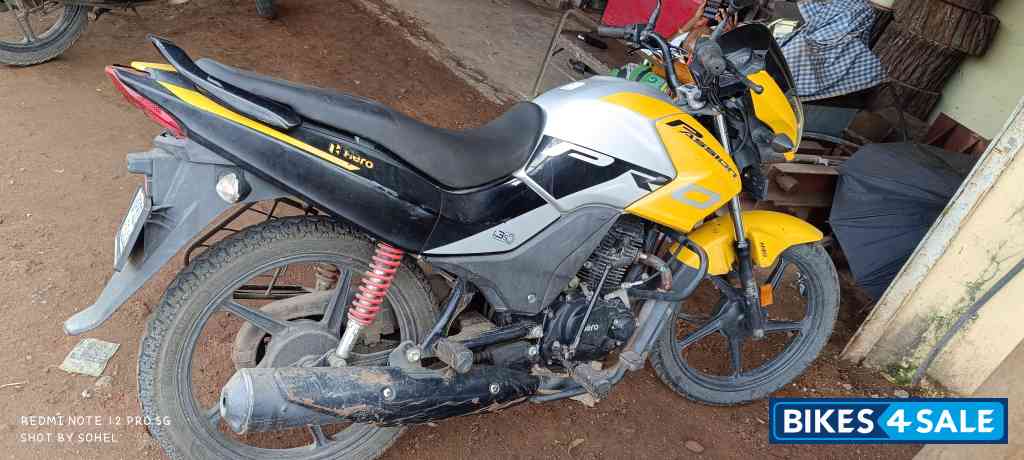 Yellow And Silver Hero Passion Pro BS6