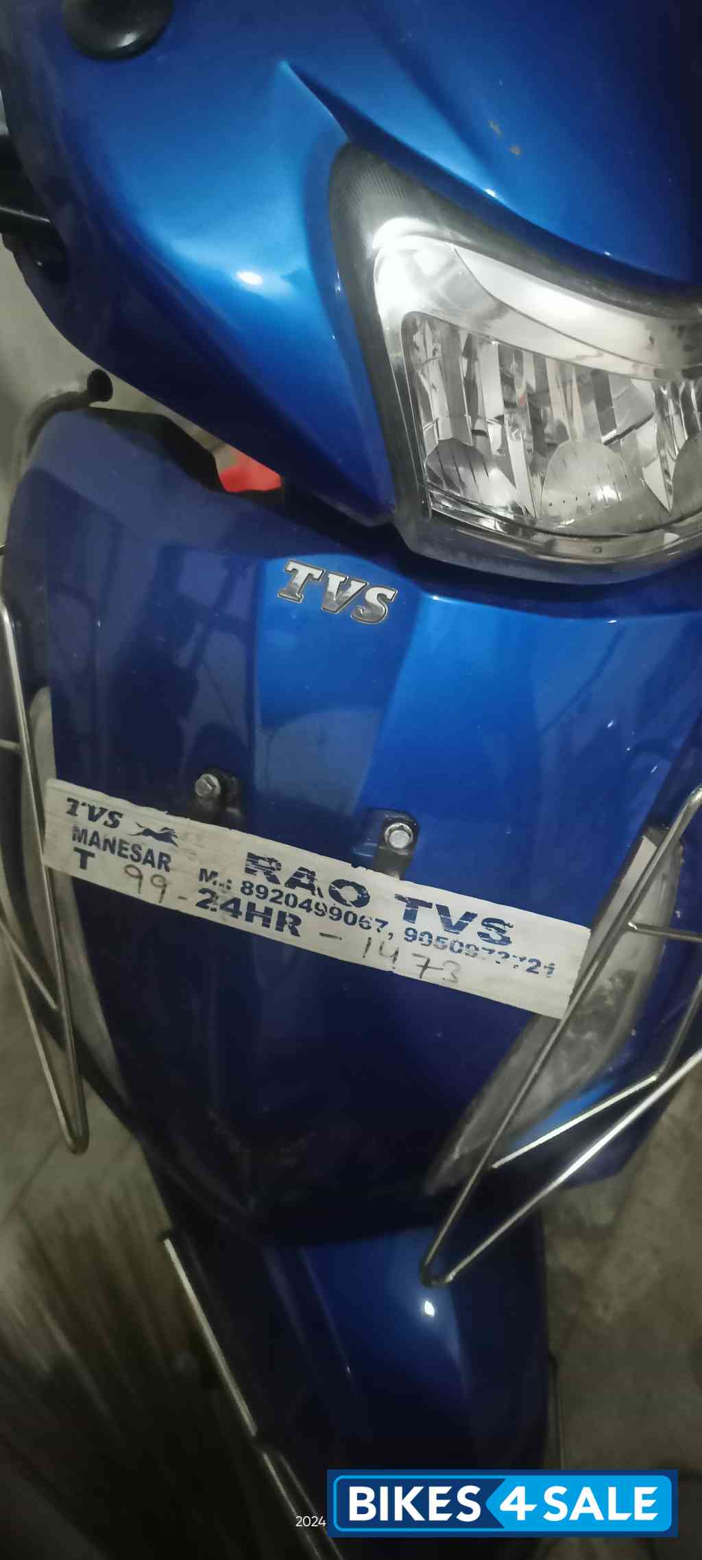 Blue TVS Jupiter