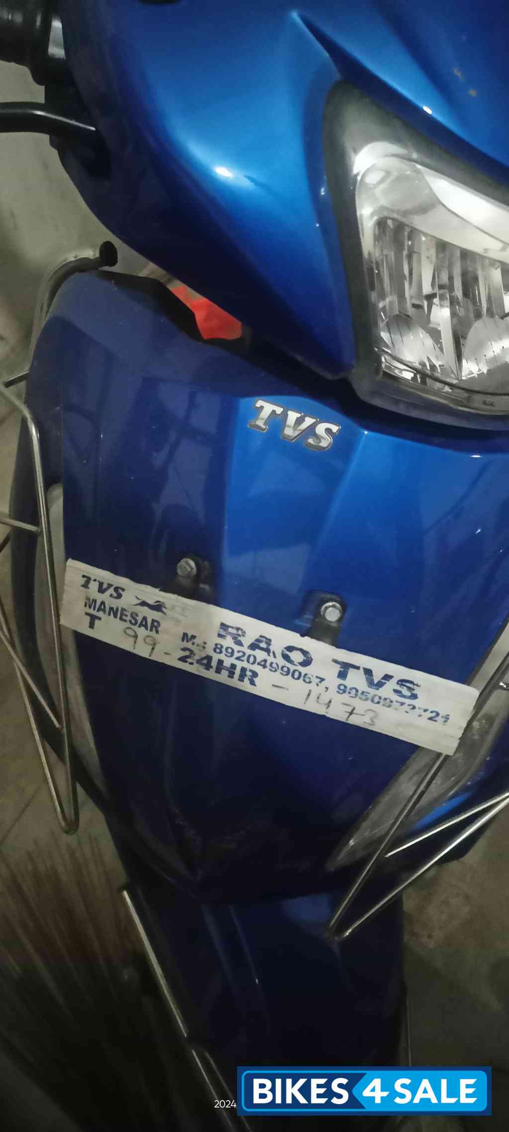 Blue TVS Jupiter