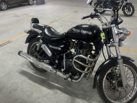 Black Royal Enfield Thunderbird