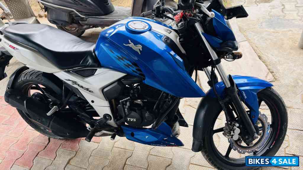 Mat Blue TVS Apache RTR 160 4V