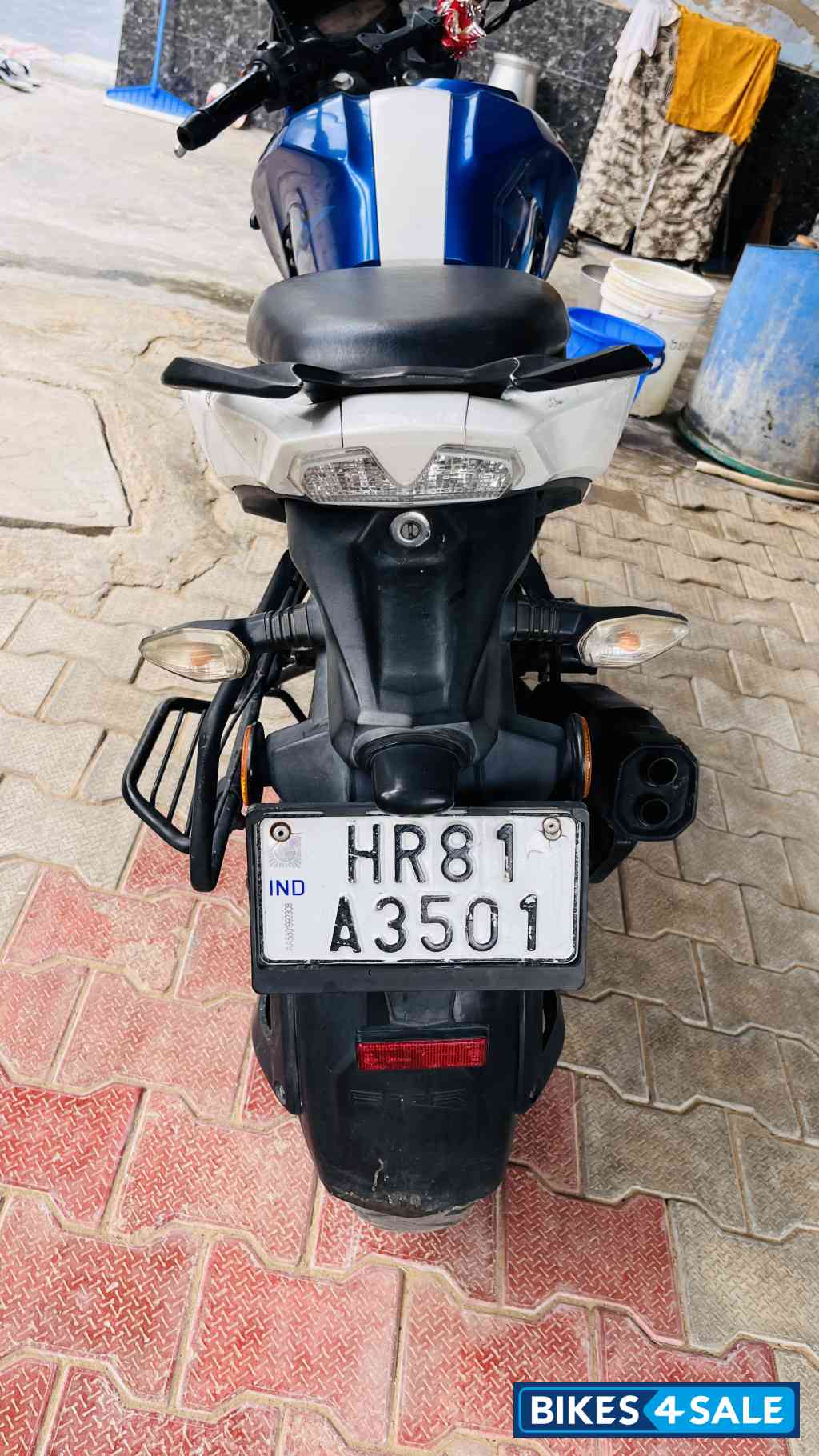 Mat Blue TVS Apache RTR 160 4V