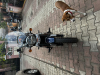 Blue Royal Enfield Super Meteor 650