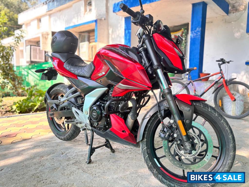 Red Bajaj Pulsar N160 Dual Channel ABS