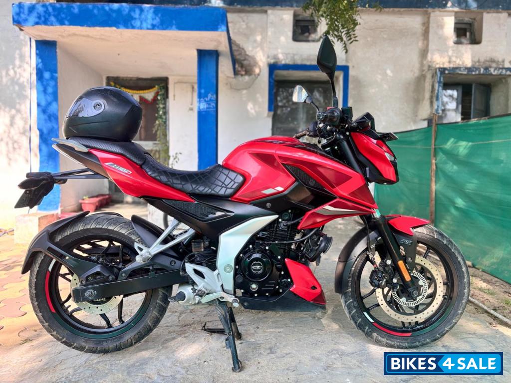 Red Bajaj Pulsar N160 Dual Channel ABS