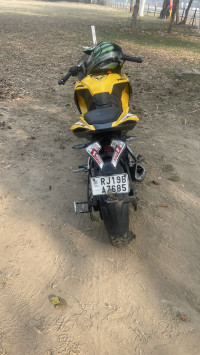 Yellow Bajaj Pulsar RS 200