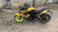 Yellow Bajaj Pulsar RS 200