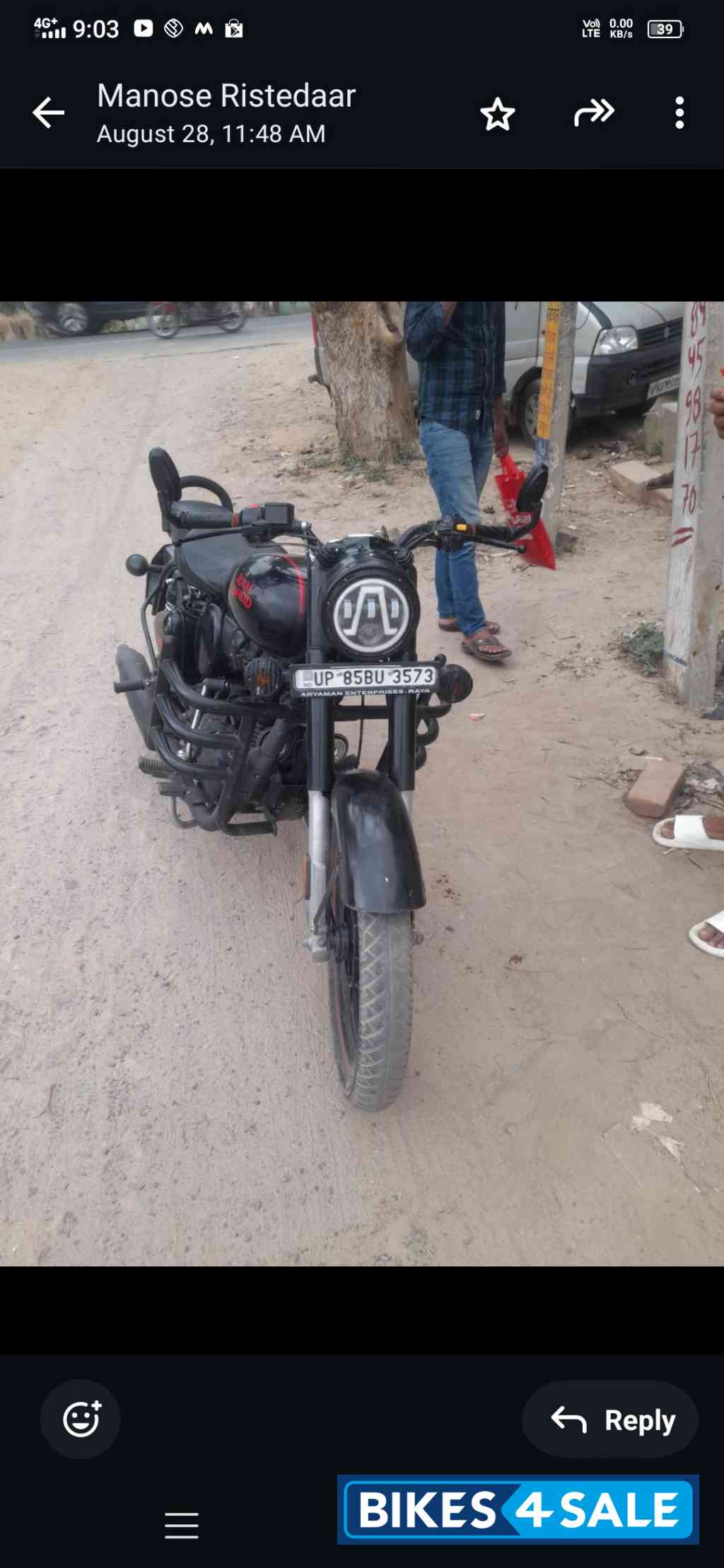 Royal Enfield Classic Stealth Black