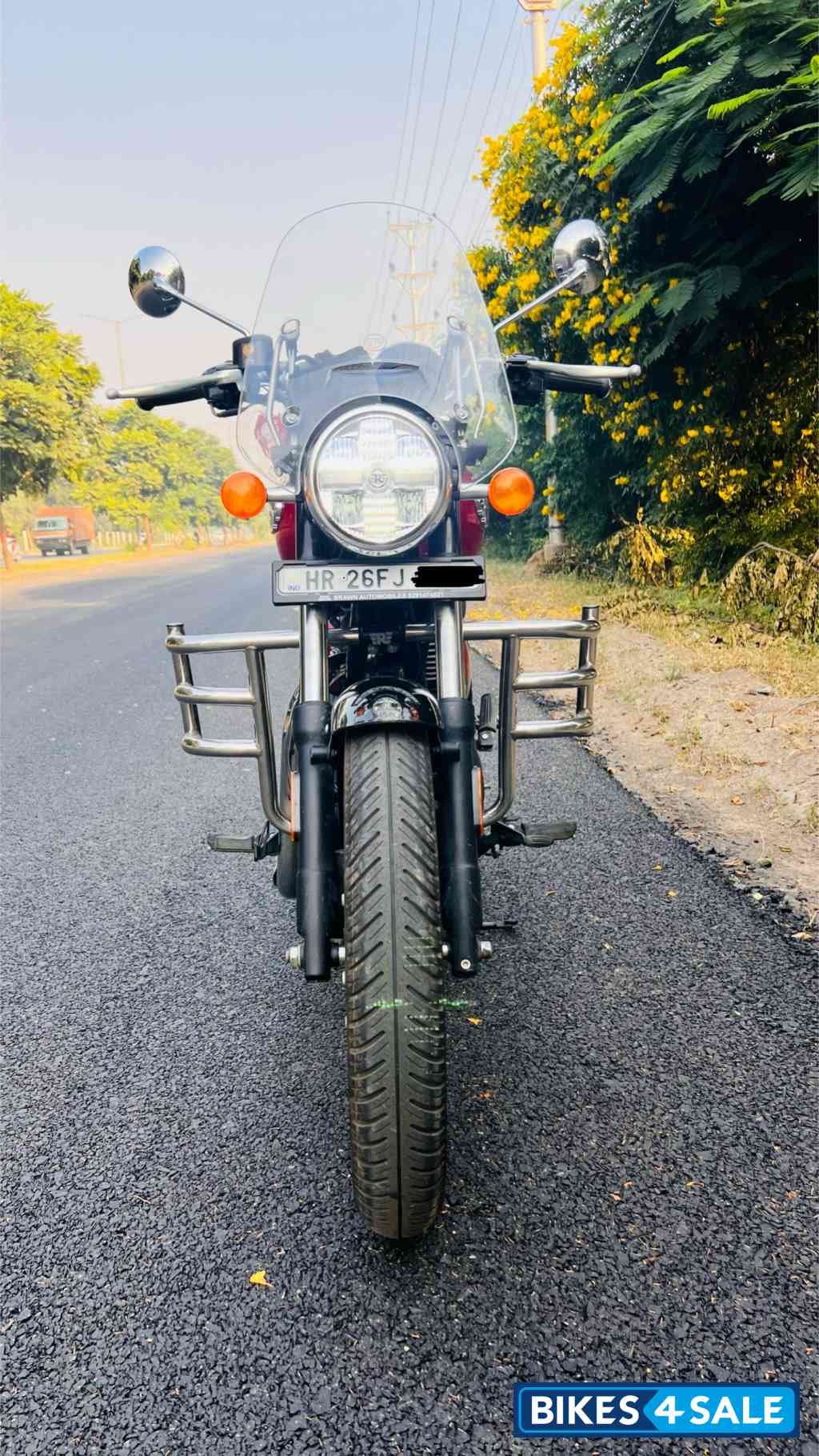 Black Red Royal Enfield Meteor 350 Supernova