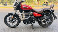 Black Red Royal Enfield Meteor 350 Supernova