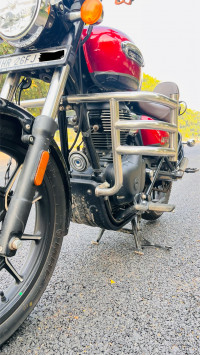 Black Red Royal Enfield Meteor 350 Supernova