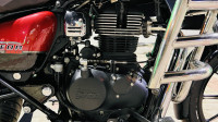 Black Red Royal Enfield Meteor 350 Supernova