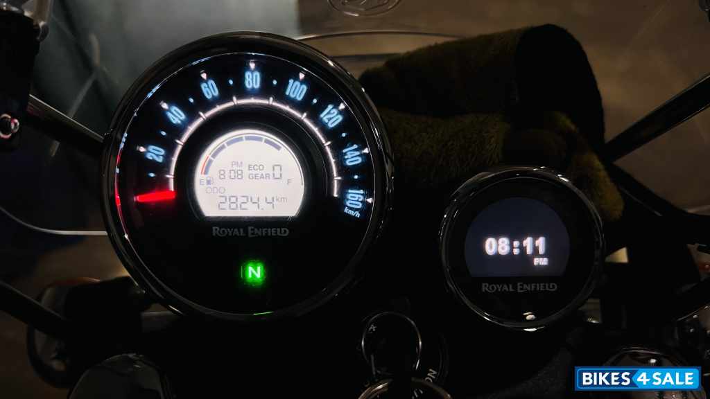 Black Red Royal Enfield Meteor 350 Supernova