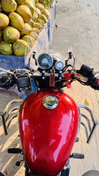 Black Red Royal Enfield Meteor 350 Supernova
