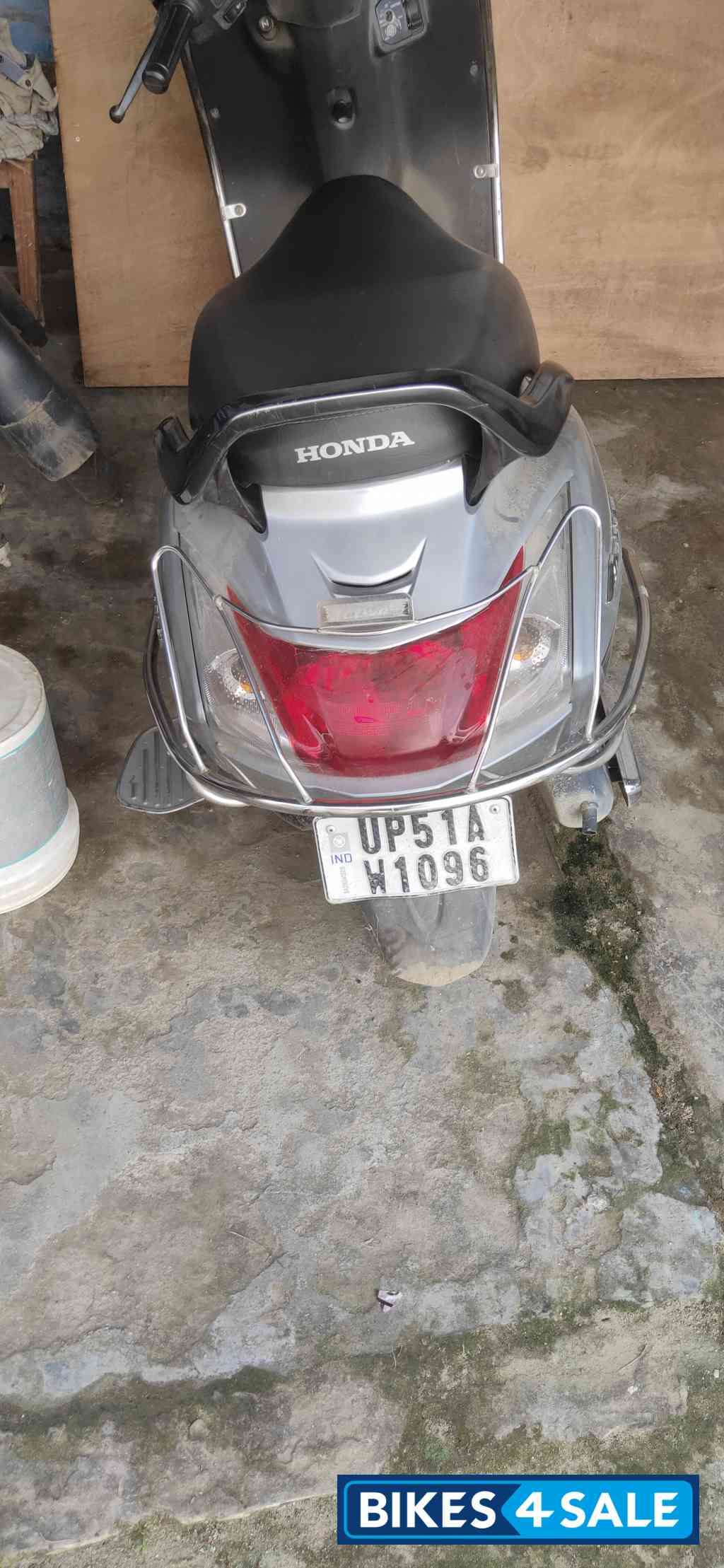 Silver And Black Honda Activa