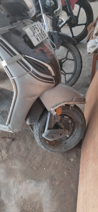 Silver And Black Honda Activa