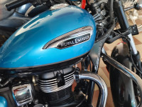 Blue Royal Enfield Meteor 350 Supernova