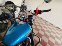 Blue Royal Enfield Meteor 350 Supernova