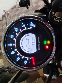 Blue Royal Enfield Meteor 350 Supernova