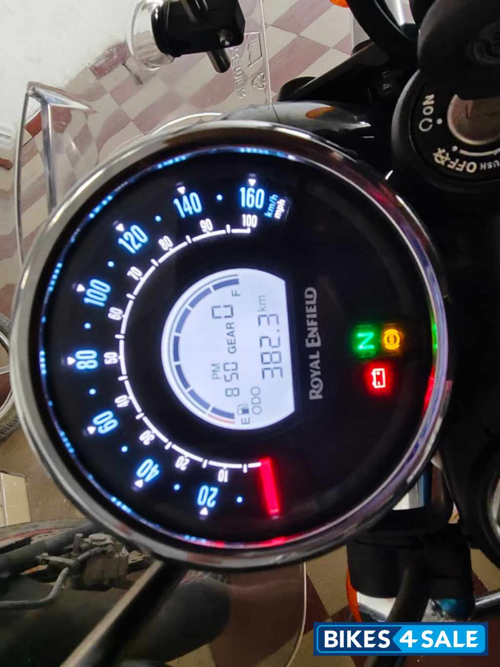 Blue Royal Enfield Meteor 350 Supernova