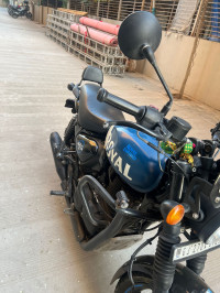 Rebel Blue Royal Enfield Hunter 350 Metro