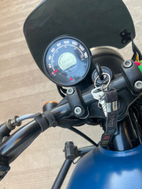 Rebel Blue Royal Enfield Hunter 350 Metro