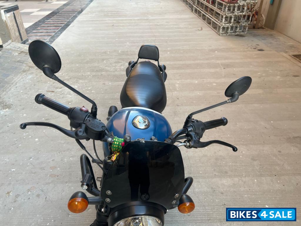 Rebel Blue Royal Enfield Hunter 350 Metro