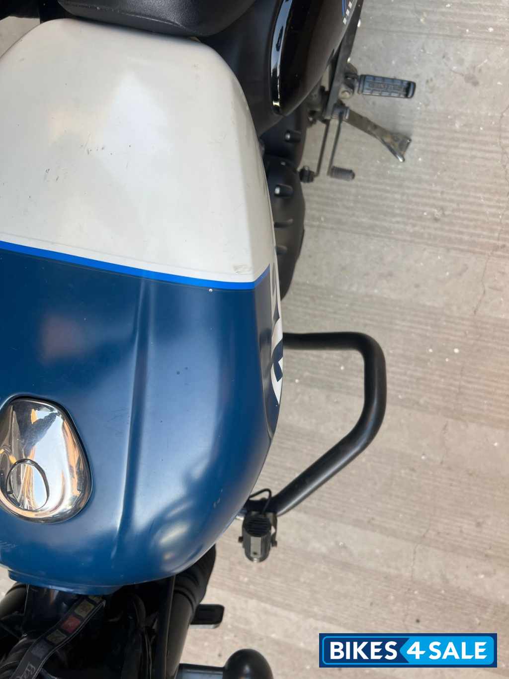 Rebel Blue Royal Enfield Hunter 350 Metro