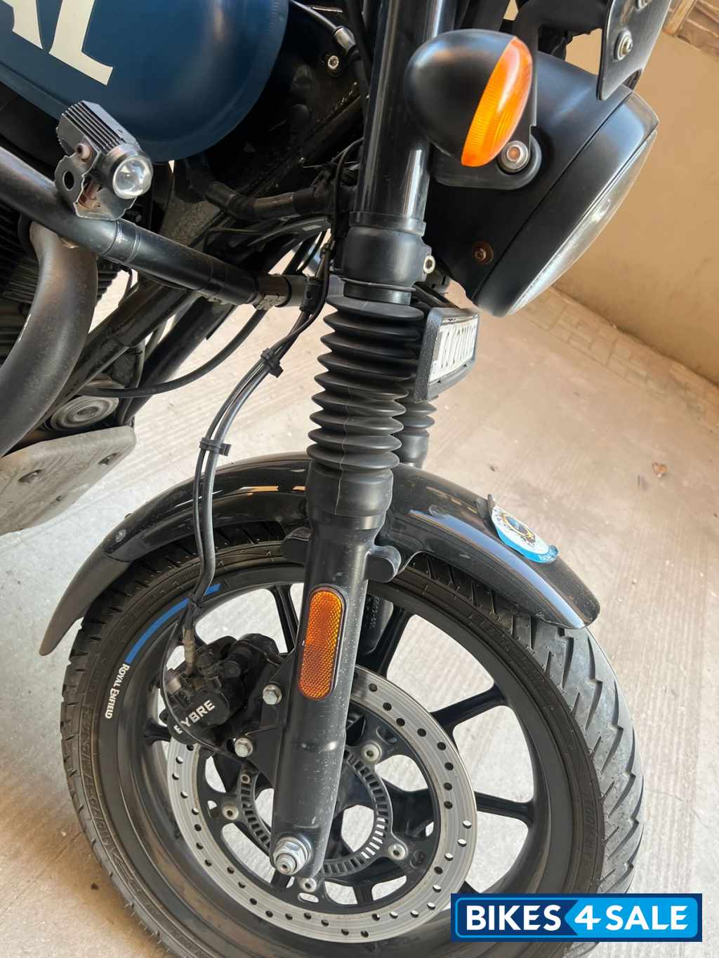 Rebel Blue Royal Enfield Hunter 350 Metro