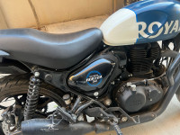 Rebel Blue Royal Enfield Hunter 350 Metro