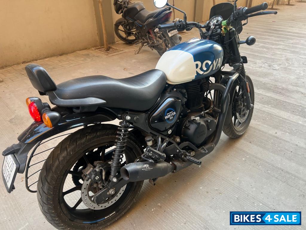 Rebel Blue Royal Enfield Hunter 350 Metro