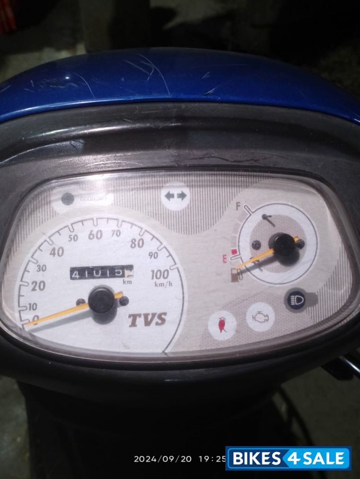 Blue TVS Scooty Pep Plus BS6