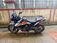 White KTM 390 Adventure