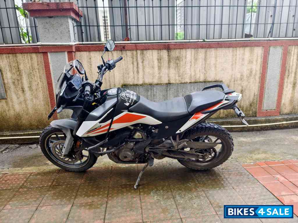 White KTM 390 Adventure