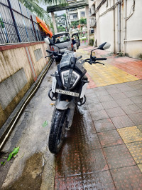 White KTM 390 Adventure
